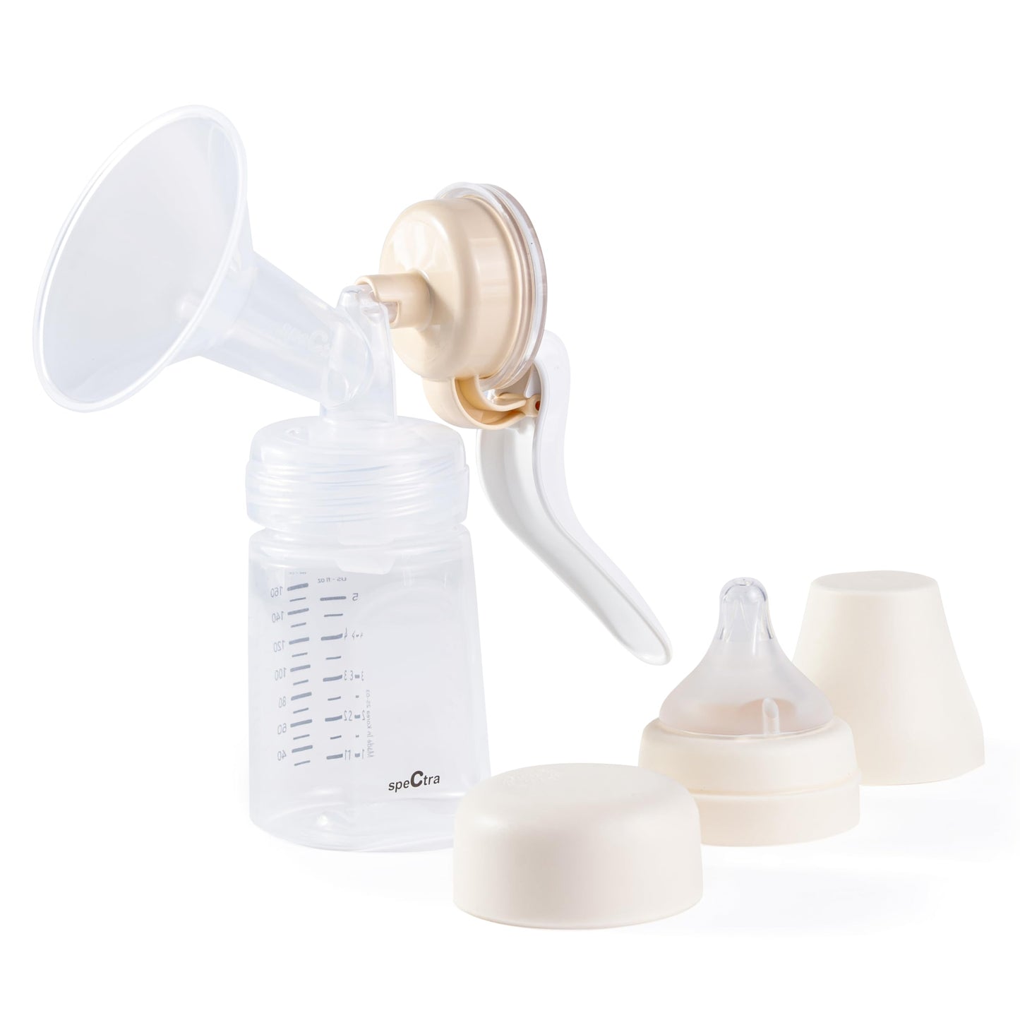 Extractor de Leche Manual Spectra de Cuello Ancho Portátil y Eficiente para Lactancia Sin BPA