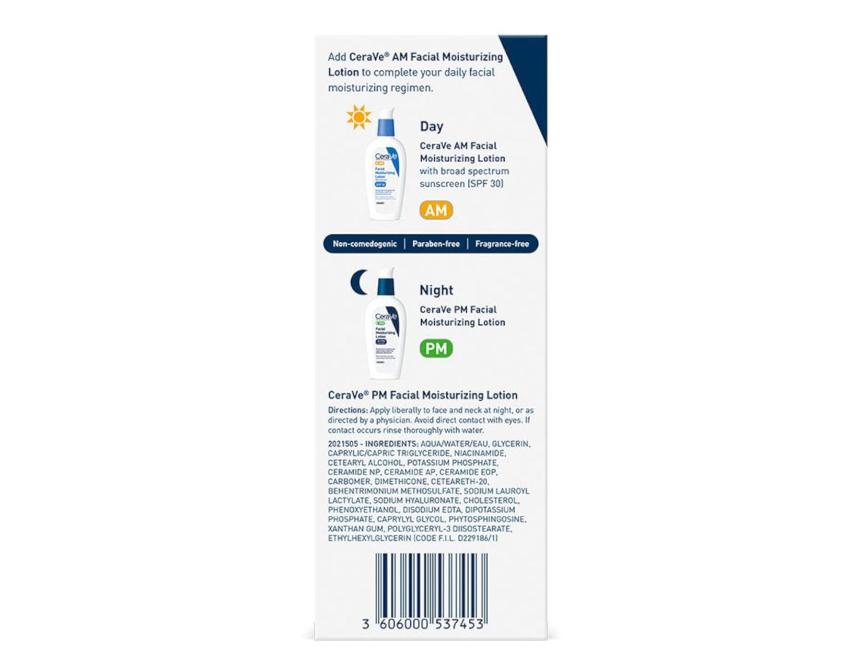 Cerave Facial Moisturizing Lotion PM 3 oz by CeraVe