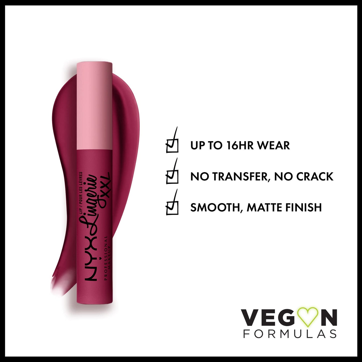 NYX Professional Makeup, Lip Lingerie XXL, Labial Liquido Mate, Tono Xxtended