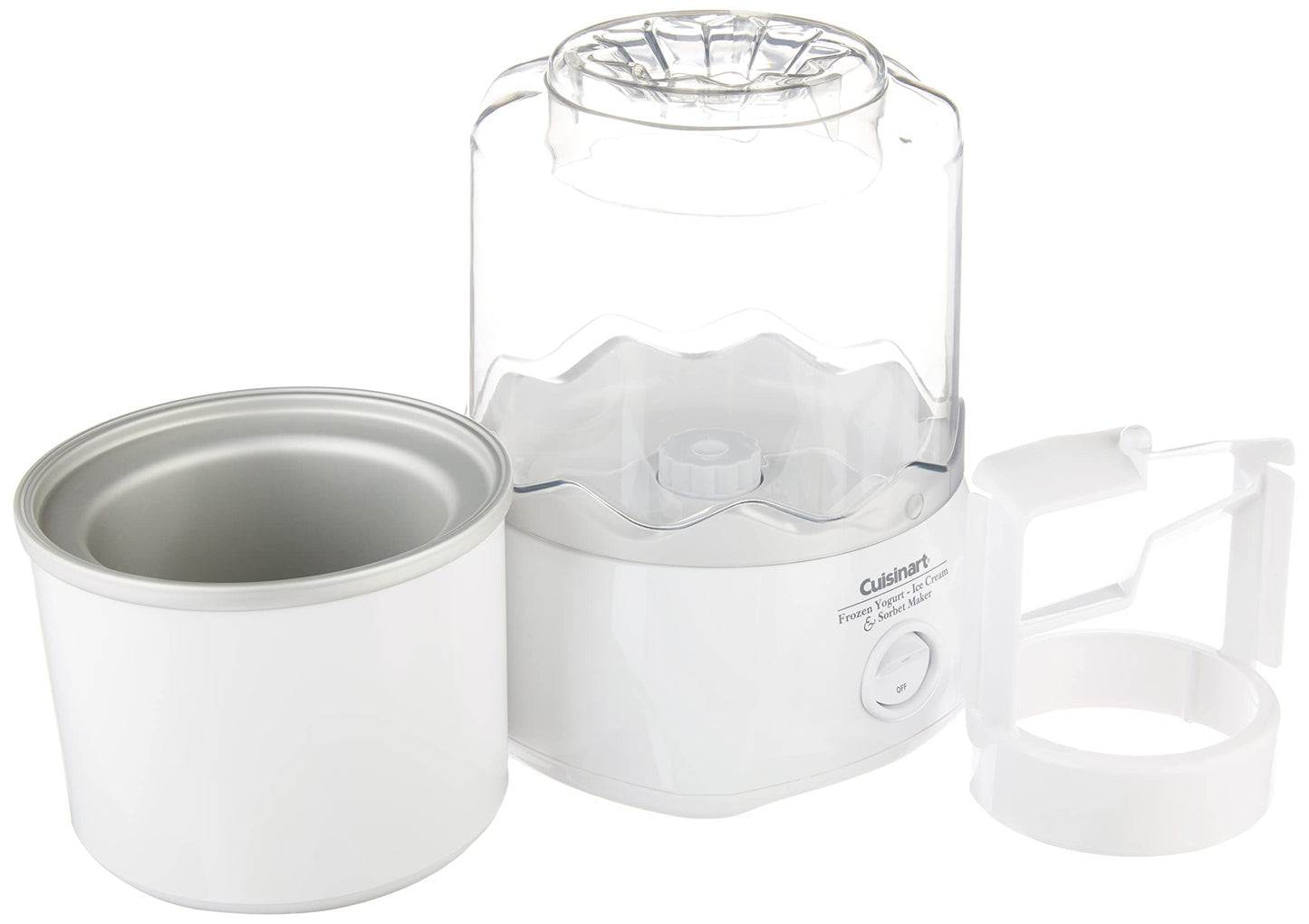 Cuisinart ICE-20 Máquina automática de helados, 1-1/2 cuarto, color blanco