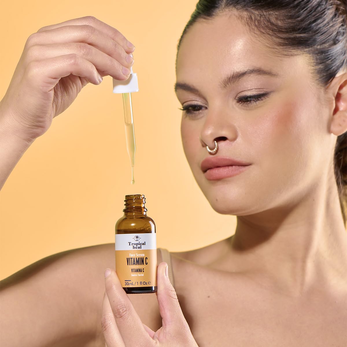 Tropical Heal - Perfect Skin Duo Vitamina C 10% y Ácido Hialurónico 2% - Sueros Faciales para Hidratación, Rejuvenecimiento y Protección - Unifica el Tono y Suaviza Líneas - 30 ml c/u