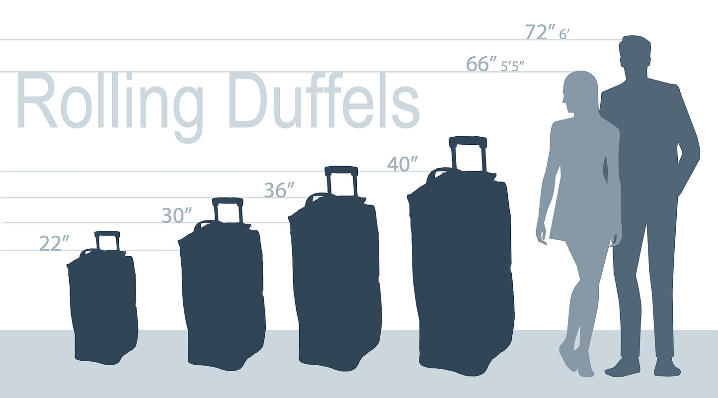 Bolsa de Lona con Ruedas Rockland PURPEARL 7.62