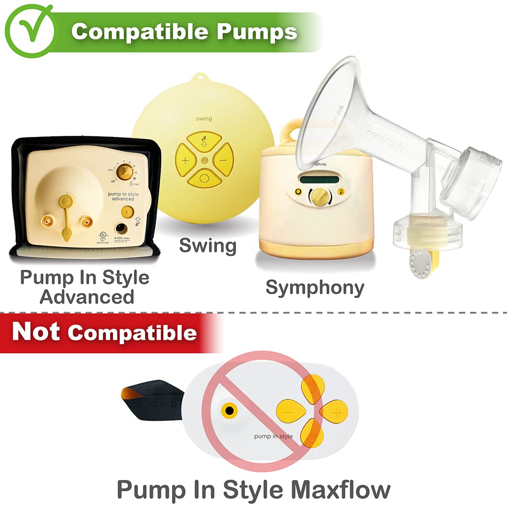 Piezas de Bomba Nenesupply 24 mm Compatibles con Extractor Medela Symphony Swing