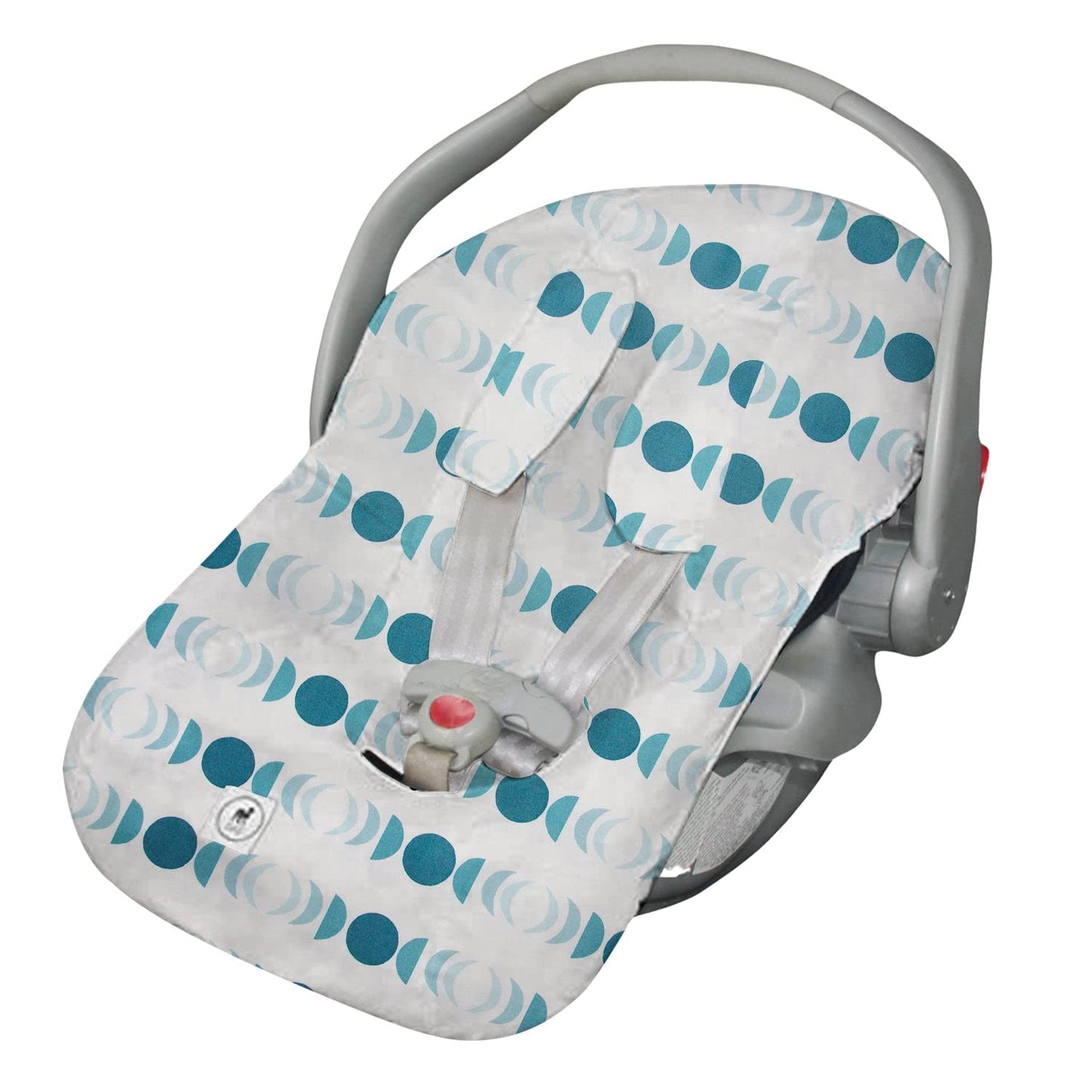 Funda para Porta Bebé Nap Baby Lunares 100% Algodón Hipoalergénica con Resorte Ajustable