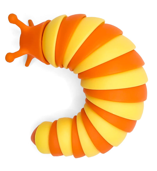 Juguete Sensorial Toy Jam SLUGIS Amarillo Naranja para el Estrés y Ansiedad