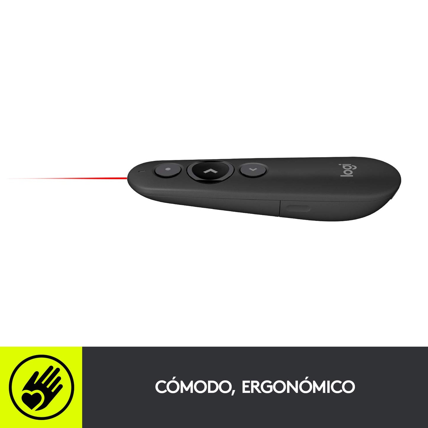 Logitech R500 Presentación láser remoto inalámbrico Presentador, W126636324 (Presentador inalámbrico remoto Bluetooth/RF Graphite Logitech R500 Laser Presentation Remote, Bluetooth/RF)