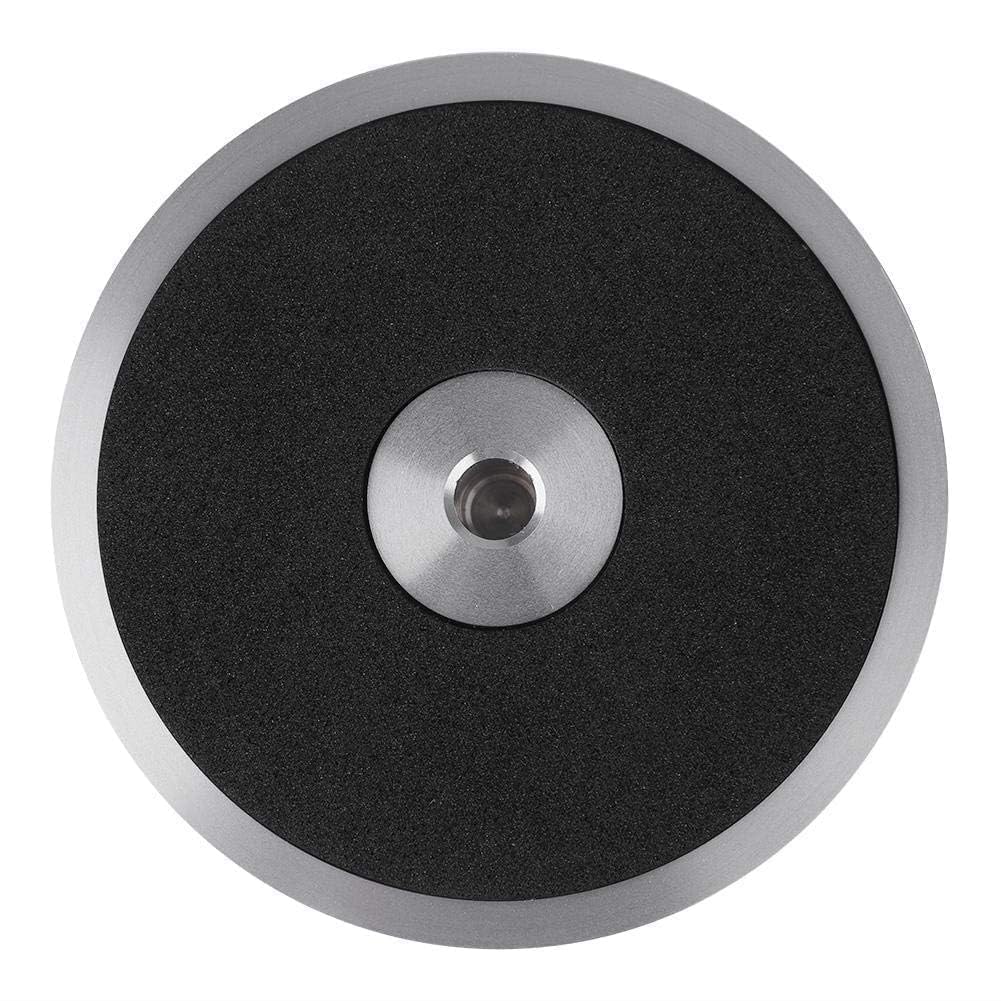 Record Weight Clamp LP Turntables Metal Disc Stabilizer for Player, CD Player, Chassis, Speakers Reolacemnet (Black)(Silver)
