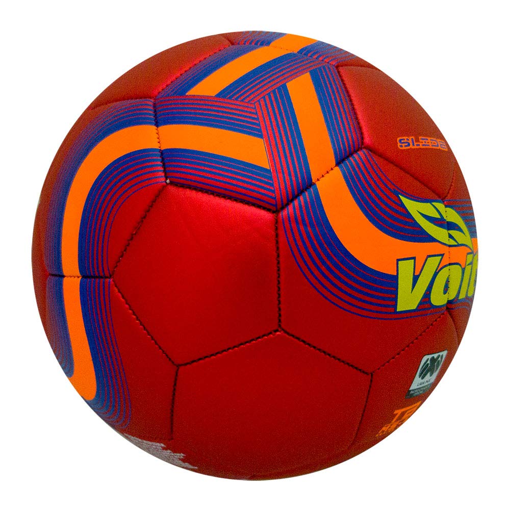 Balón de Fútbol Voit Multicolor Slide II Cosido a Maquina No.4