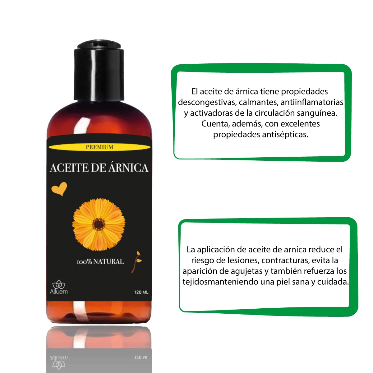 Aceite de Árnica Puro para Masaje