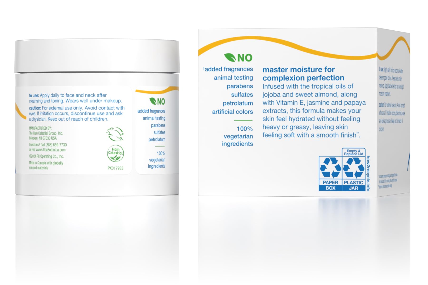 Crema Hidratante Alba Botanica Jasmine Vitamina Hawaiian para Todo Tipo de Piel