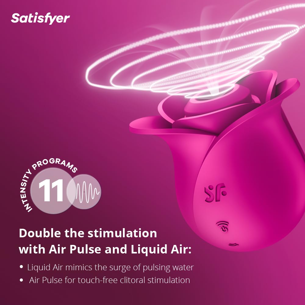 Vibrador Air Pulse Satisfyer Pro 2 Modern Blossom Silicona con Tecnología Liquid Air y 11 Programas para Mujer