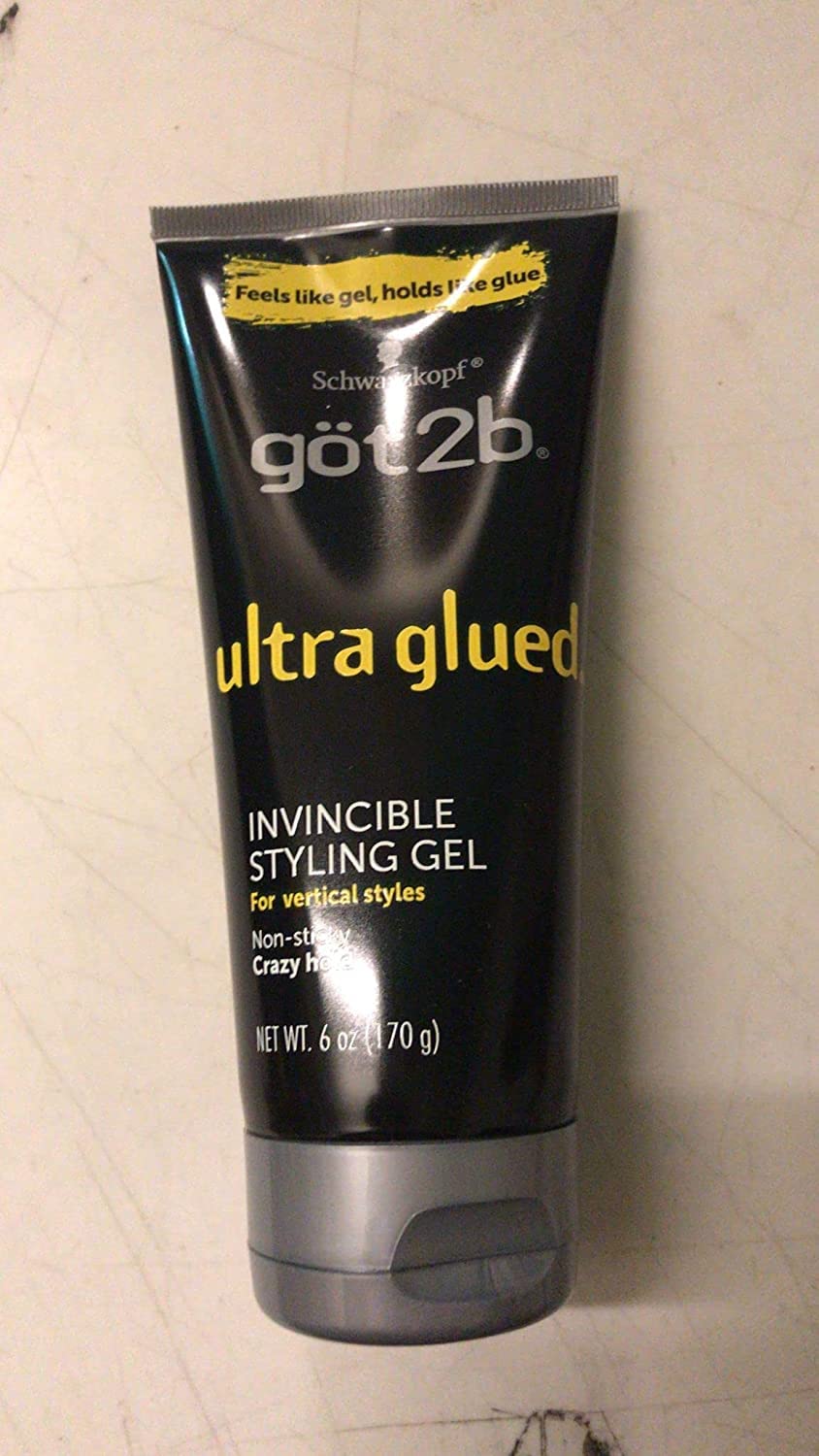 Got2b Ultra Glued Invincible Styling Gel 6 Oz (3 Pack)