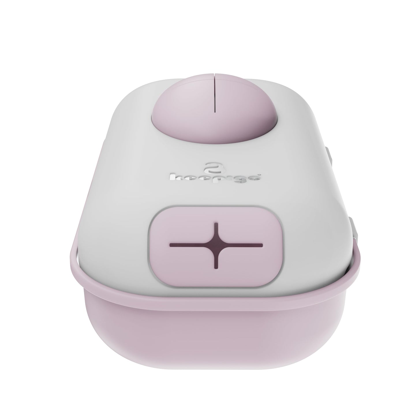 Keepigo| Dispensador de toallitas para pañales rosa para bebé, organizador portátil 3 en 1, soporte para toallitas para bebés con bolsas desechables, artículos esenciales para bebés recién nacidos