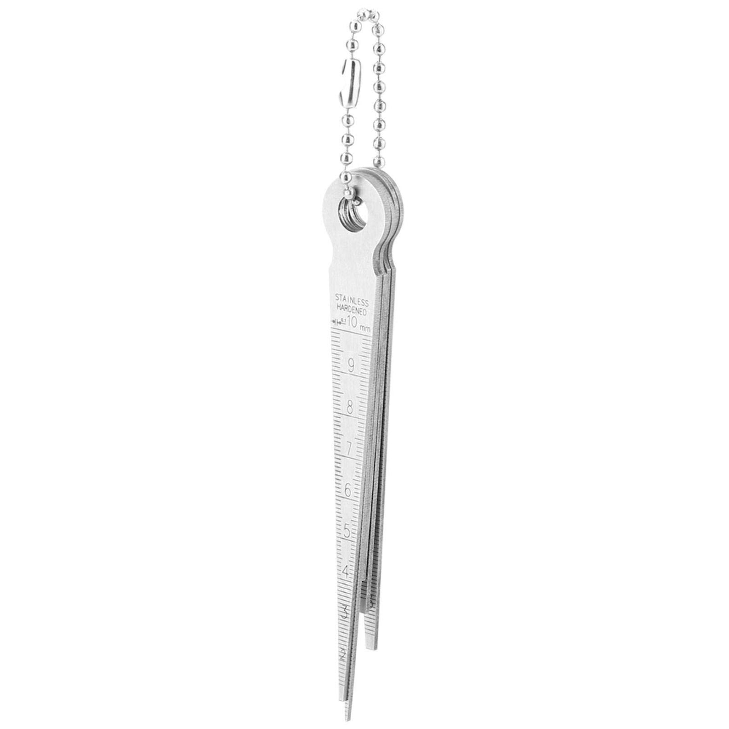 LiebeWH Calibre de Espesores Cónico para Soldadura de Acero Inoxidable Medidor de Grosor con Herramienta de Inspección de Orificios de 10 mm Medición de Diámetro Interno