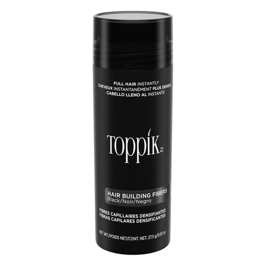Toppik - Fibras para fortalecer el cabello, negras, 0.97 onzas