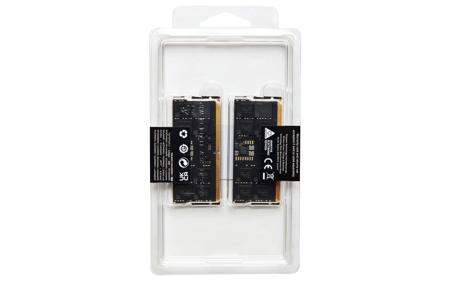 Kingston Fury Impact Kit de Memoria RAM 32GB (16GBx2) 5600MT/s DDR5 CL40 SO-DIMM, KF556S40IBK2-32
