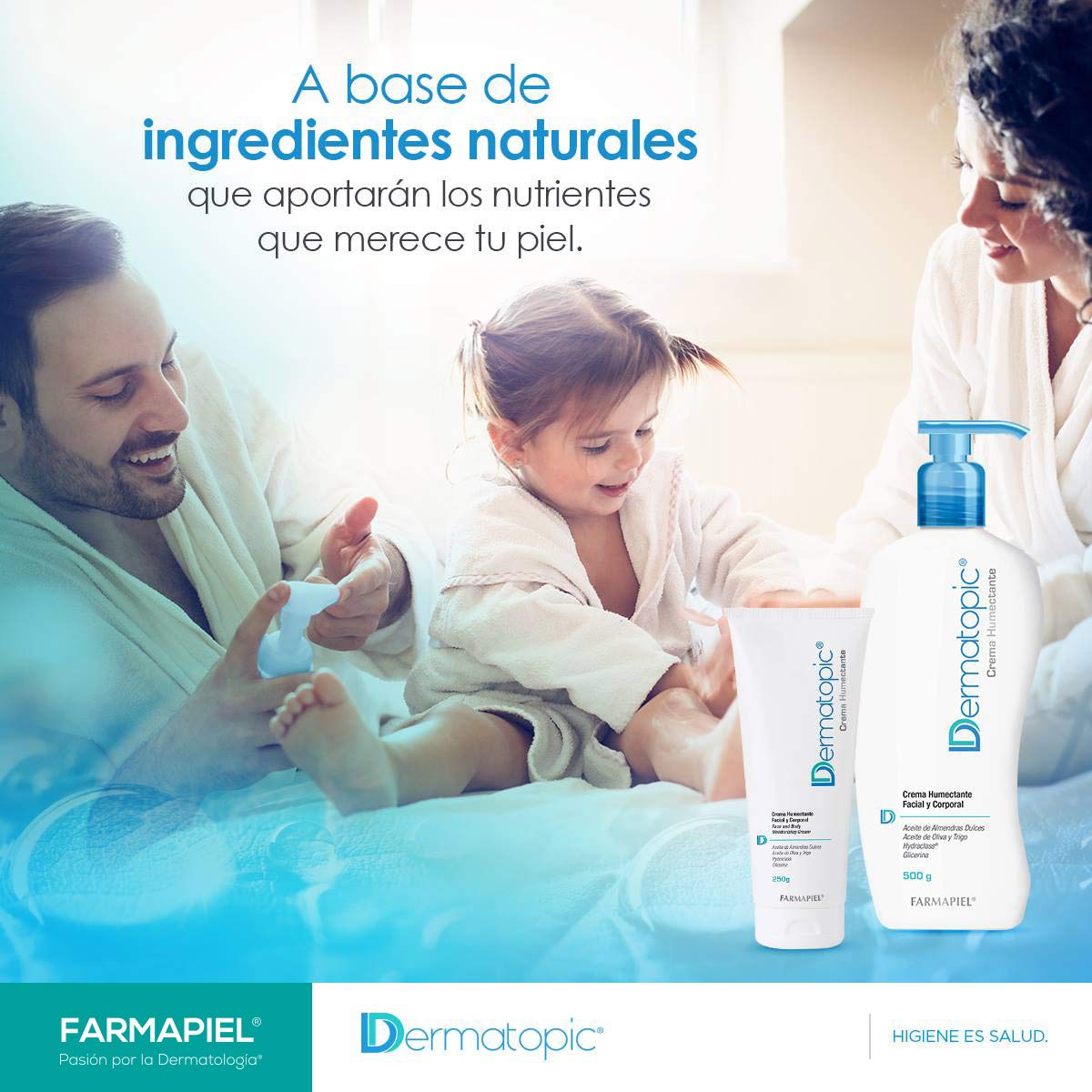 DERMATOPIC Crema Humectante Facial y Corporal | Aporta Suavidad e Hidratación Intensa | Crema Hidratante Ideal para Pieles Secas en Uso Diario | Recomendada por Dermatólogos | 500 gr