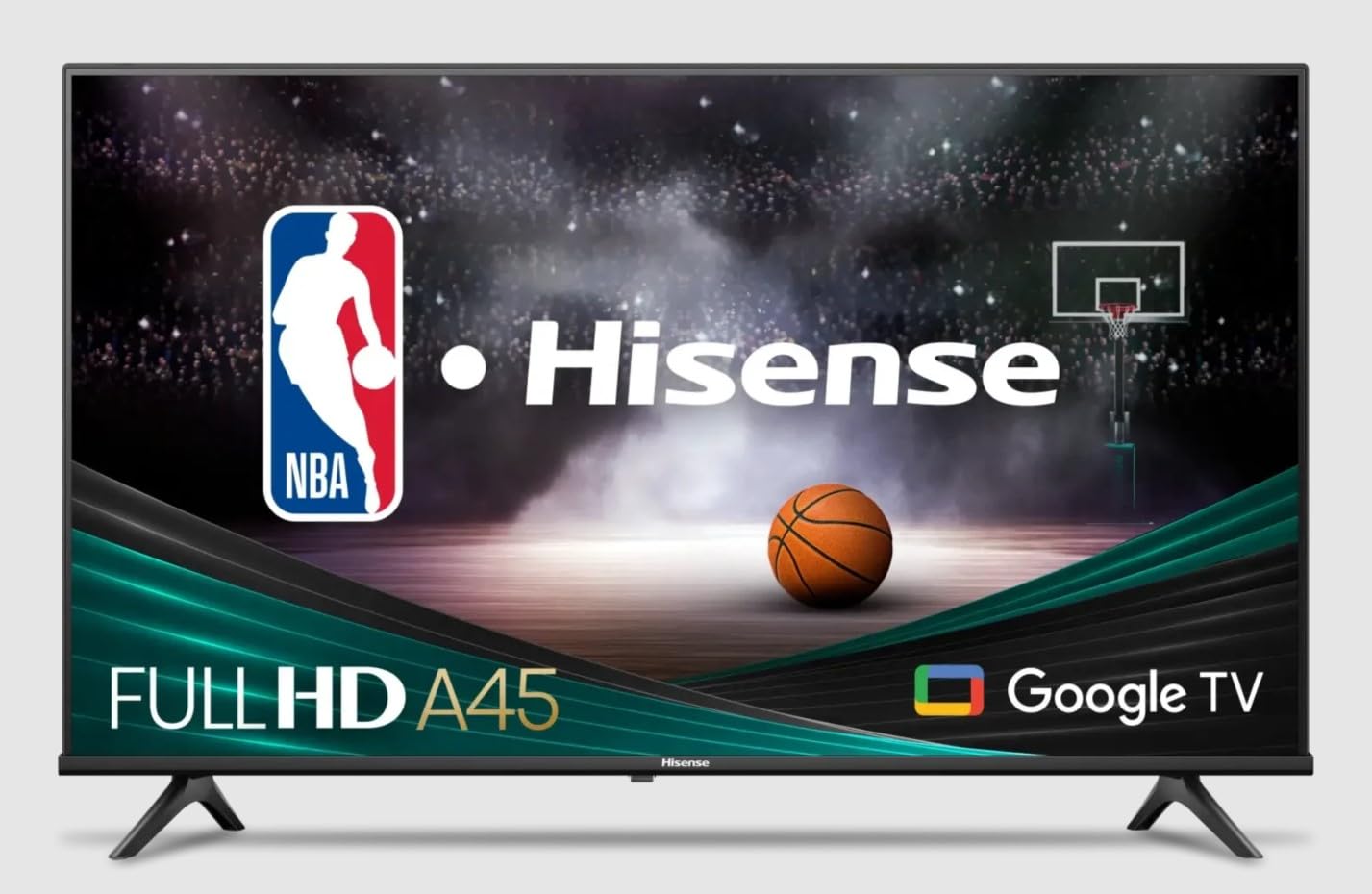 Hisense Television Smart TV de 32 Pulgadas Class A4 Series Full HD 1080p Pantalla LED, Google Smart TV, Reducción de Ruido, 32A45K (Reacondicionado)