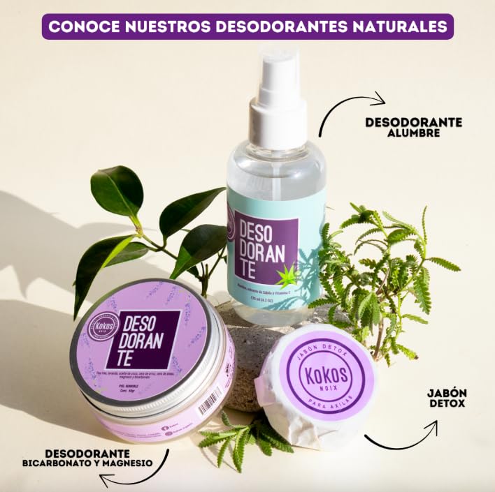 KOKOS | Jabón Detox | Carbón Activado Y Tea Tree | 55 G