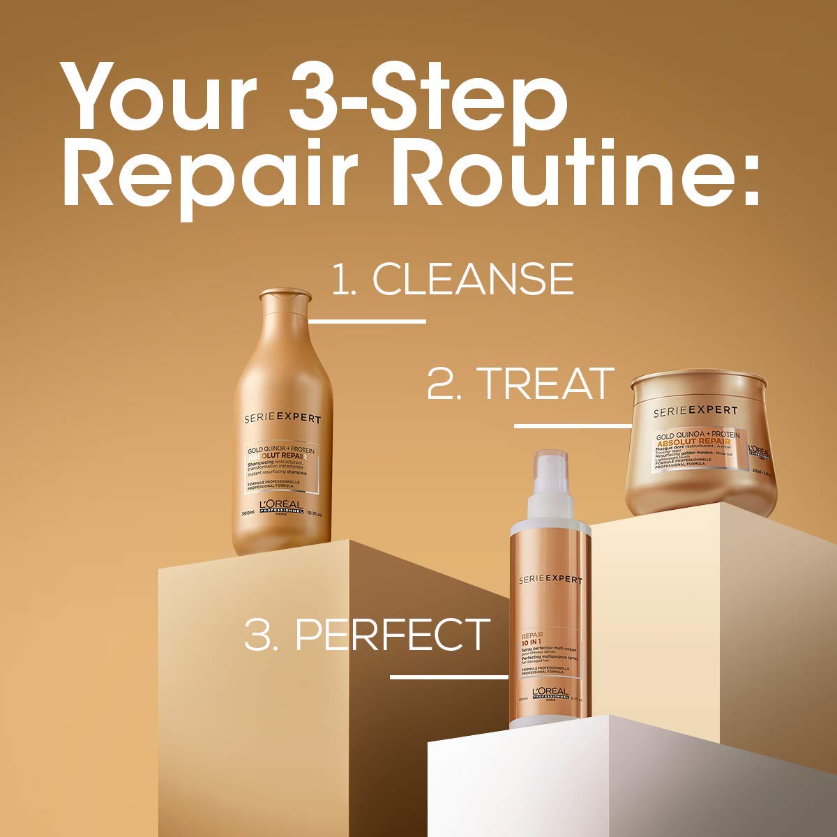 Mascarilla Absolut Repair Instantánea Dorada