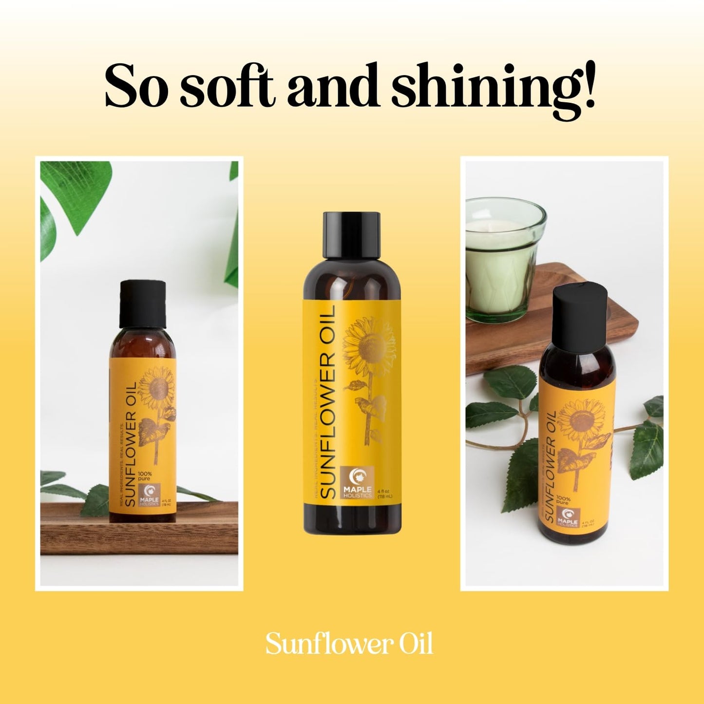 Aceite de Girasol Orgánico 100% Puro para Aromaterapia y Masajes - Oferta Exclusiva de Aceite Vegetal Orgánico - Aprovecha ahora.