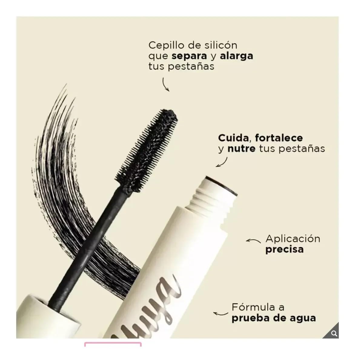 YUYA Set Máscara de Pestañas 10 aceites esenciales + Labial Líquido mate Sirena