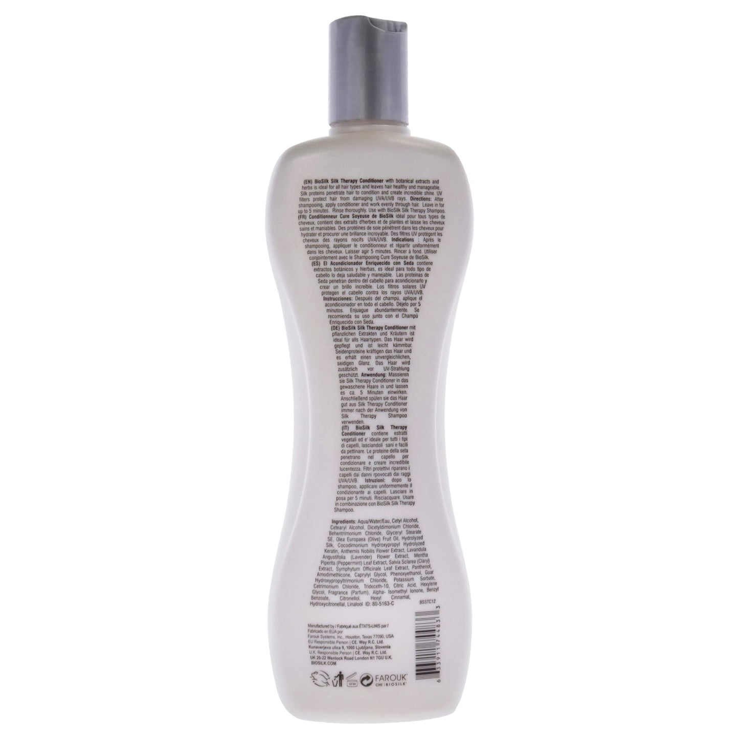 Silk Therapy Conditioner by Biosilk for Unisex - 12 OZ Conditioner