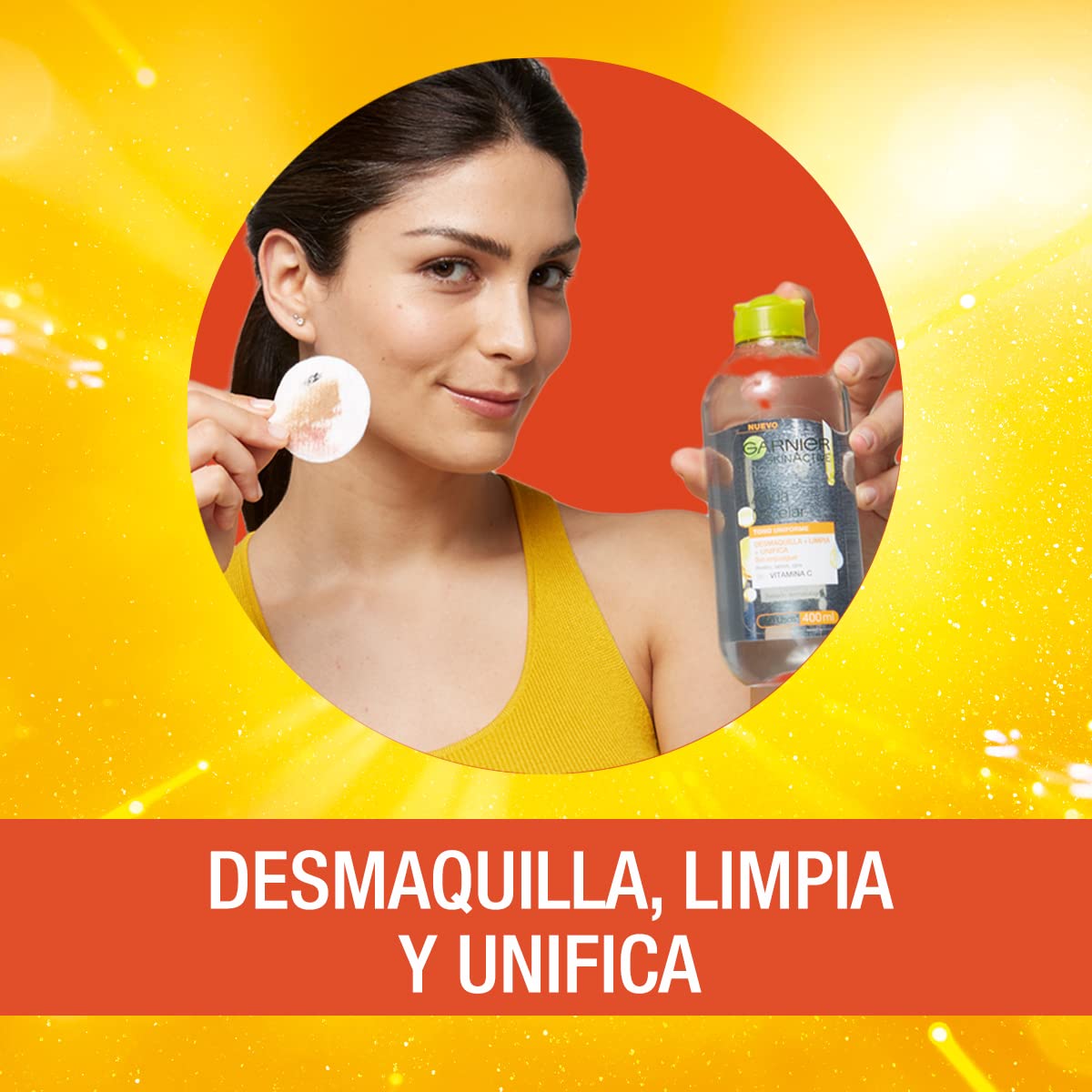 Garnier Skin Naturals Face Express aclara tono uniforme Agua Micelar + ls Face Express aclara crema hidratante tono uniforme con fps 30 + acial Tono Uniforme con Vitamina C Express Aclara