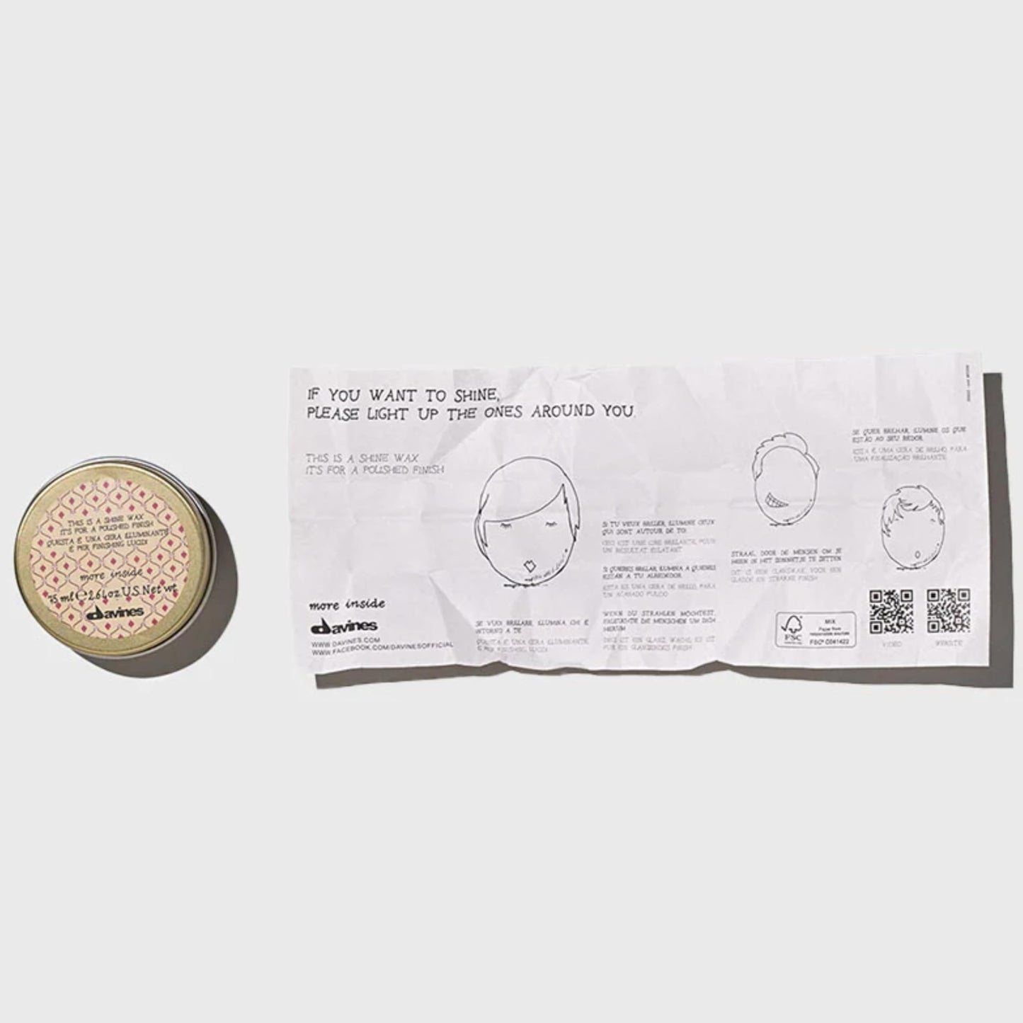 Davines Esta es una cera brillante, 2.8 fl oz.