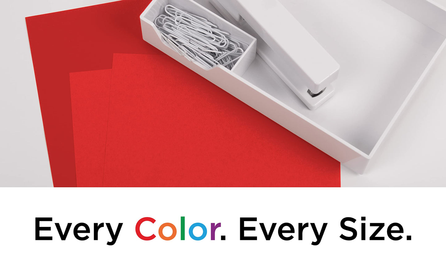 JAM PAPER Papel de color de 25 libras, 90 g/m² (60 lb). Texto) - 8,5 x 11 - Rojo reciclado - 100 hojas por paquete
