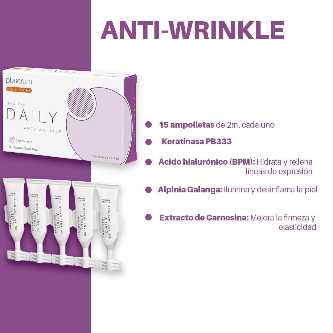 PBSerum Smartker Antiarrugas Diario – 15x2 ml