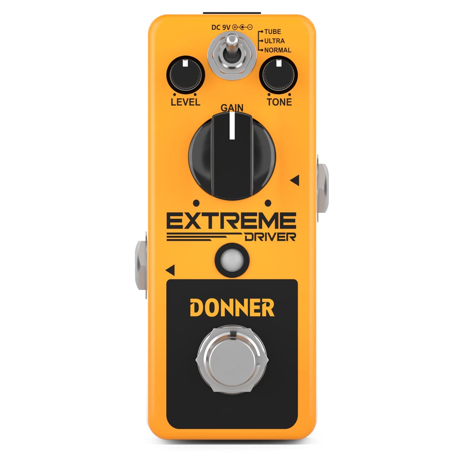 Donner Pedal de guitarra de distorsión, driver extremo, efecto de distorsión turbo analógico, 3 modos, True Bypass