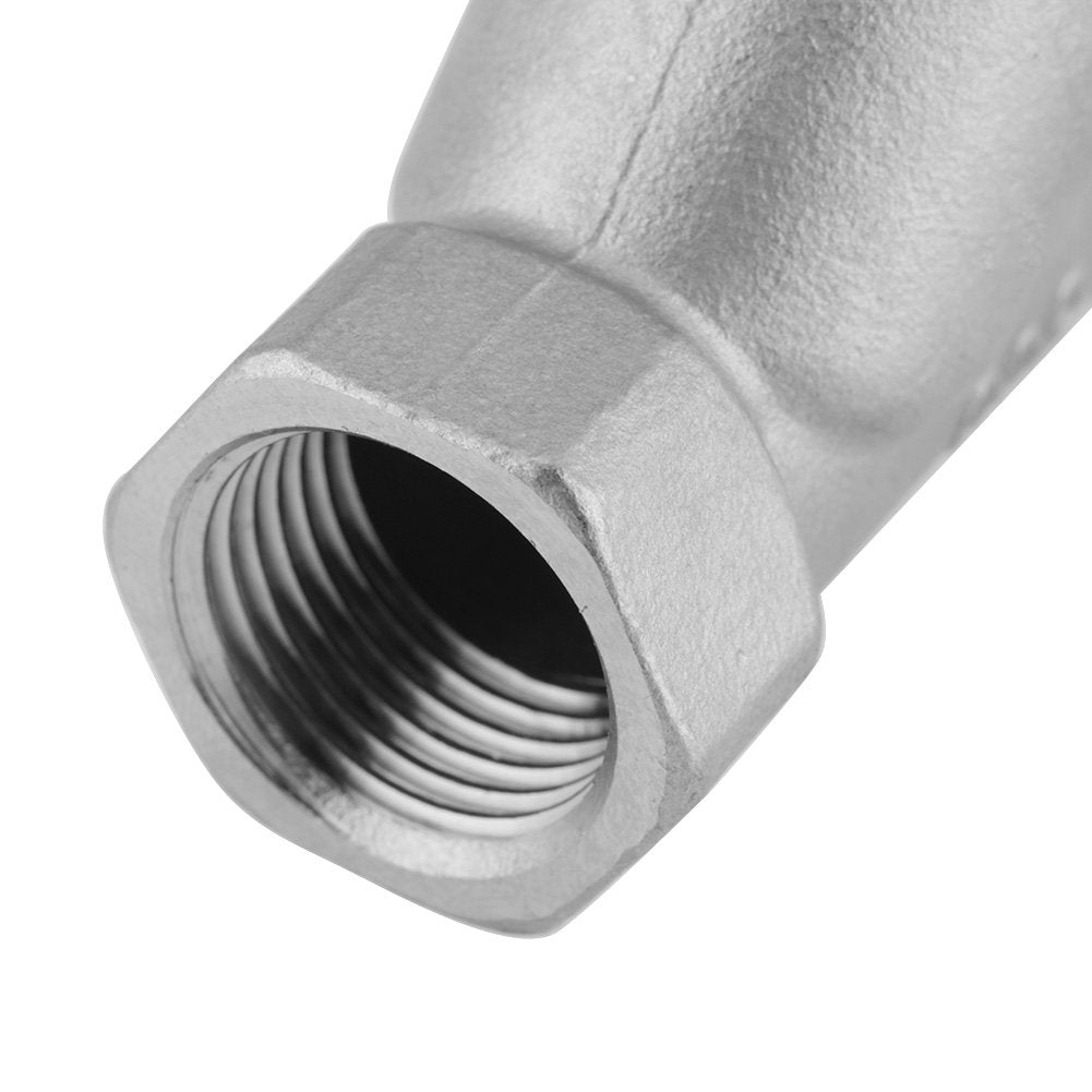 DN15 1/2 "PT Rosca Filtro de bomba de filtro de acero inoxidable tipo Y para agua Gas Colador de 1/2 Y Filtro de filtro Y