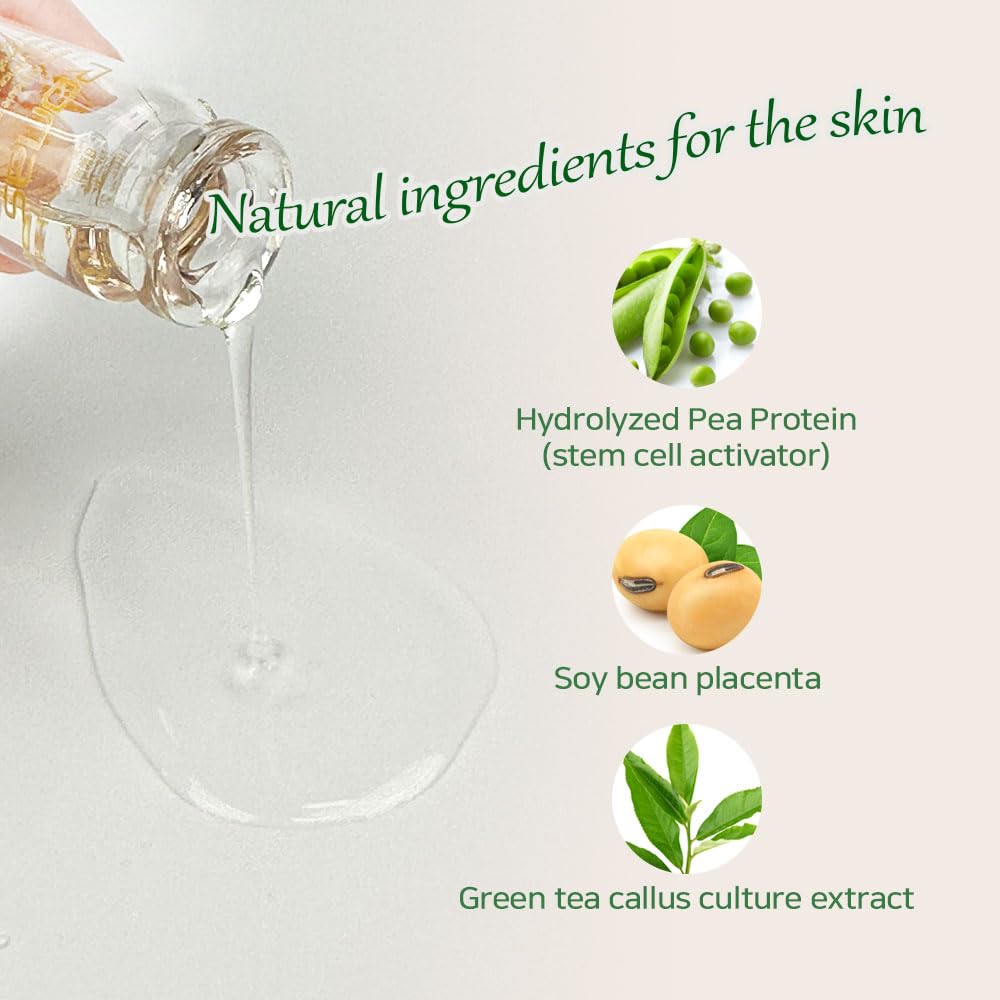 Ronas Solución de células madre 5 ml 10vial. Fórmula antienvejecimiento avanzada. La mejor solución antienvejecimiento. Las células madre vegetales rejuvenecen tu piel. Con microagujas, Dermapen, MTS. Beauty Salon de Corea.