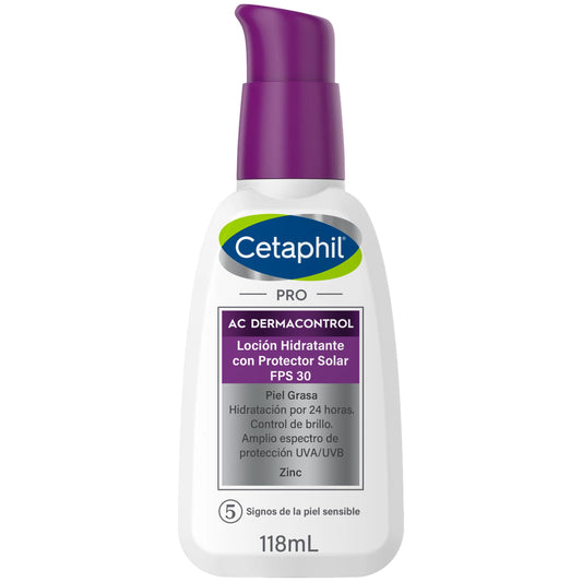 CETAPHIL PRO AC Dermacontrol 1 pz 118 ml Efecto Calmante y Seborregulador Recomendada por Dermatólogos para Piel Sensible, 051 kilograms, 118 mililitro, 1