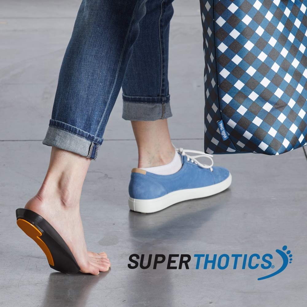 Superthotics - Plantillas ortopédicas personalizables para hombres y mujeres, alinear el cuerpo para aliviar el dolor de pies, caderas, rodilla y espalda, Mens 7.5 - 9
