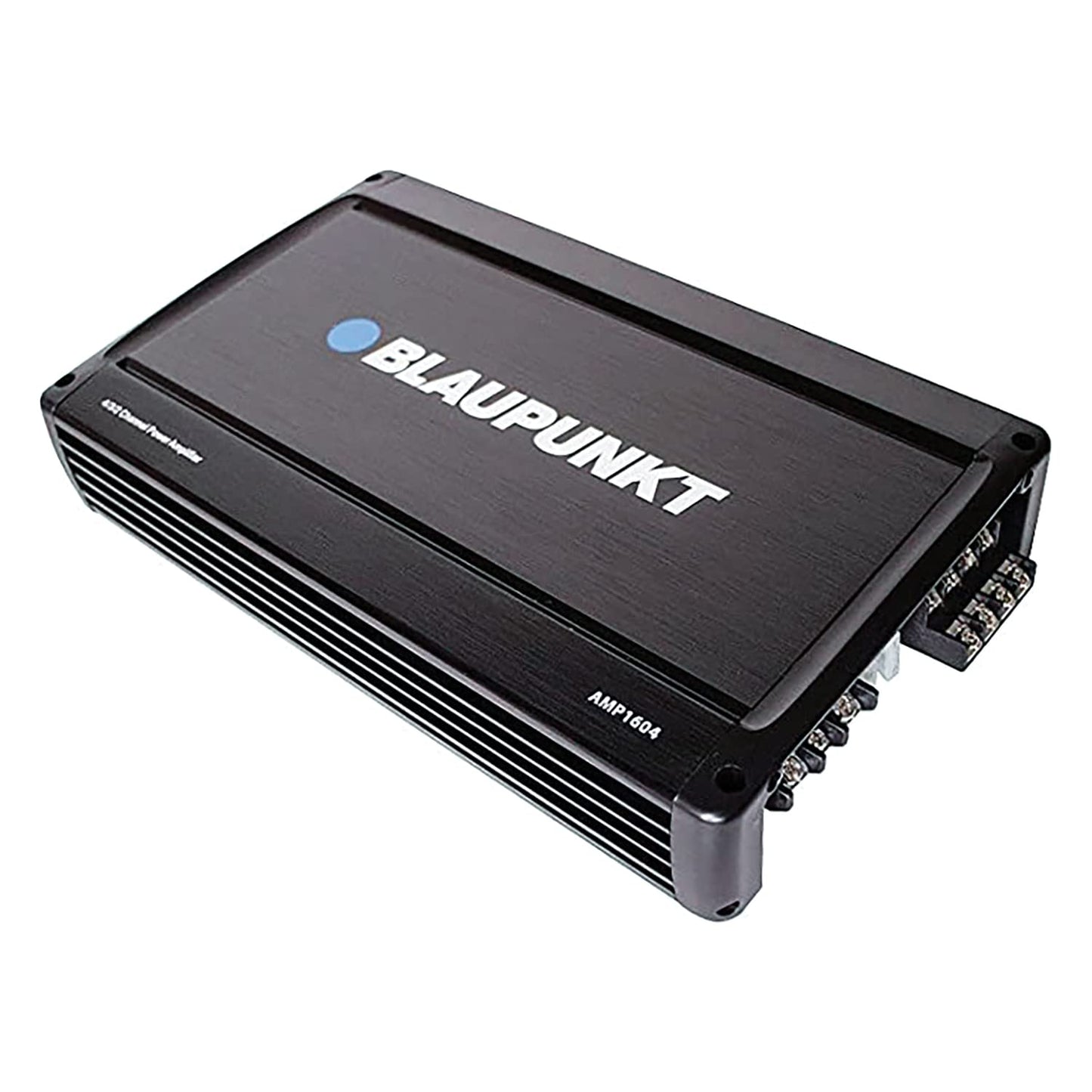 BLAUPUNKT Amplificador de rango completo AMP1604 de 1600 W, 4 canales, negro