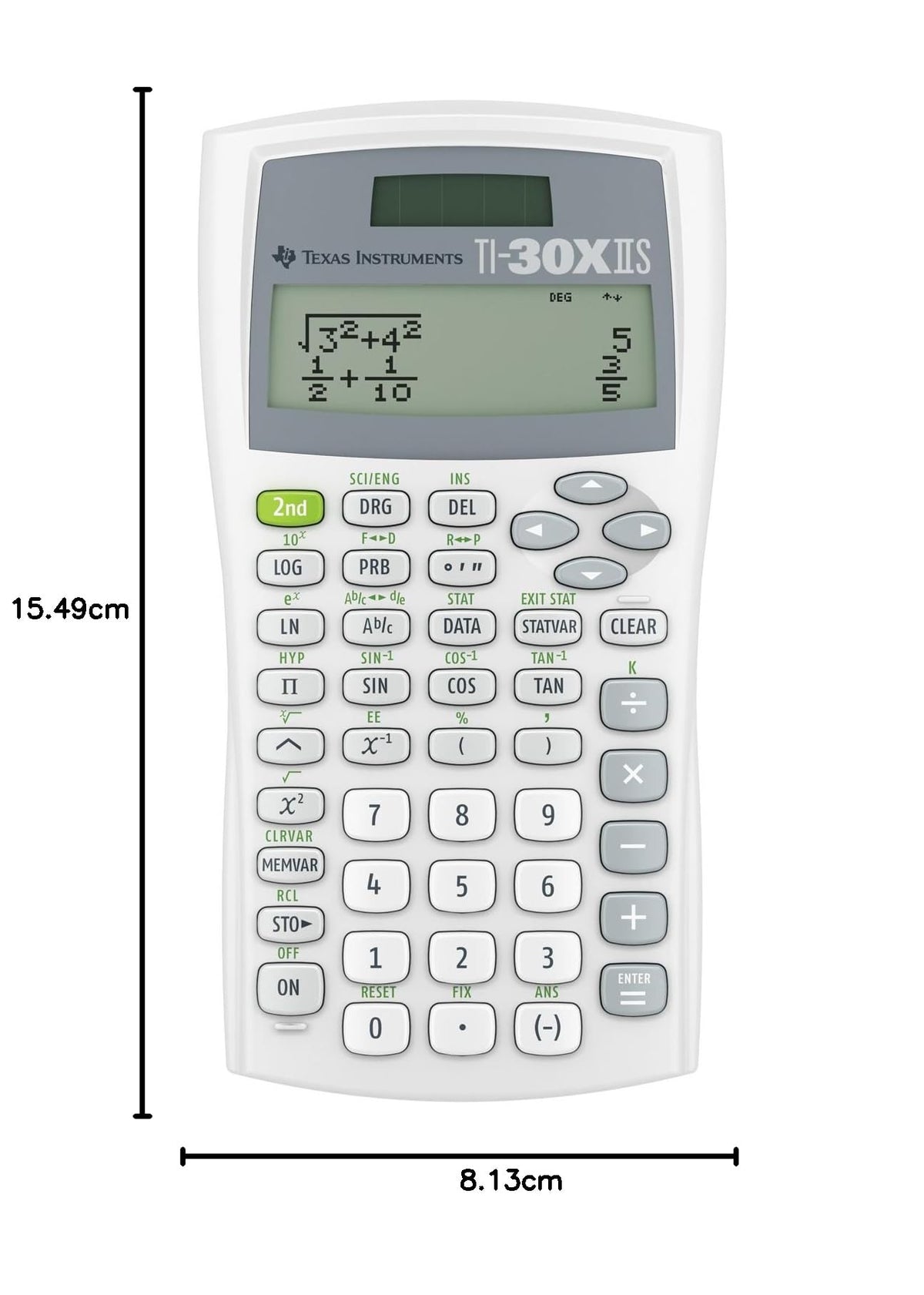 Calculadora Científica Texas Instruments Blanco 2 Líneas