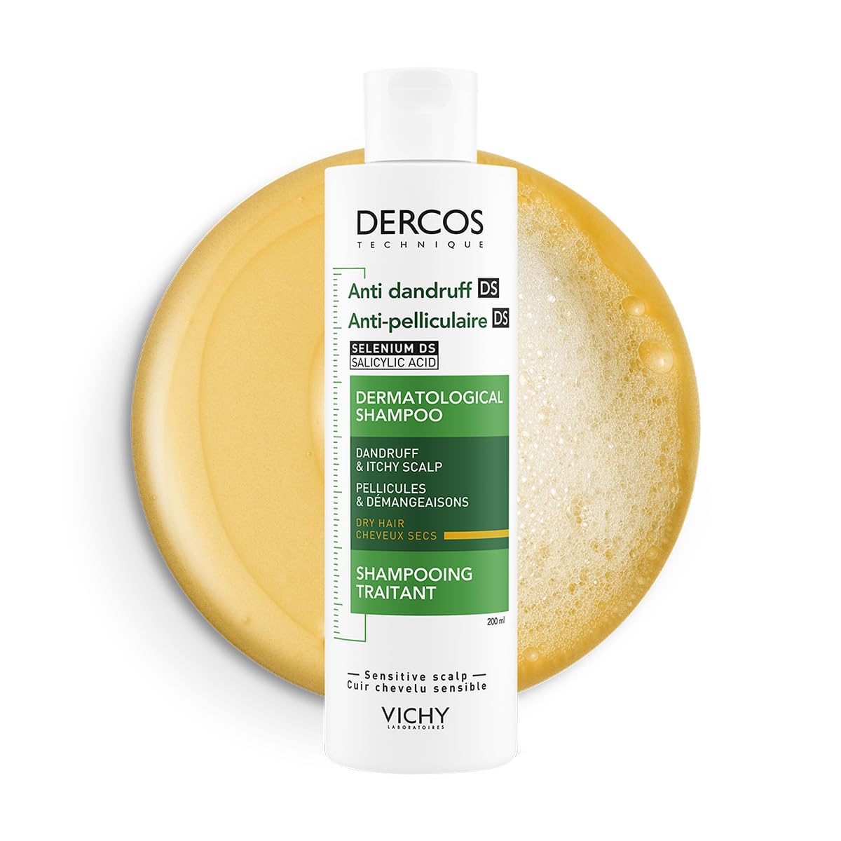 Shampoo DS Vichy Dercos Anti-Caspa Seca 200ml