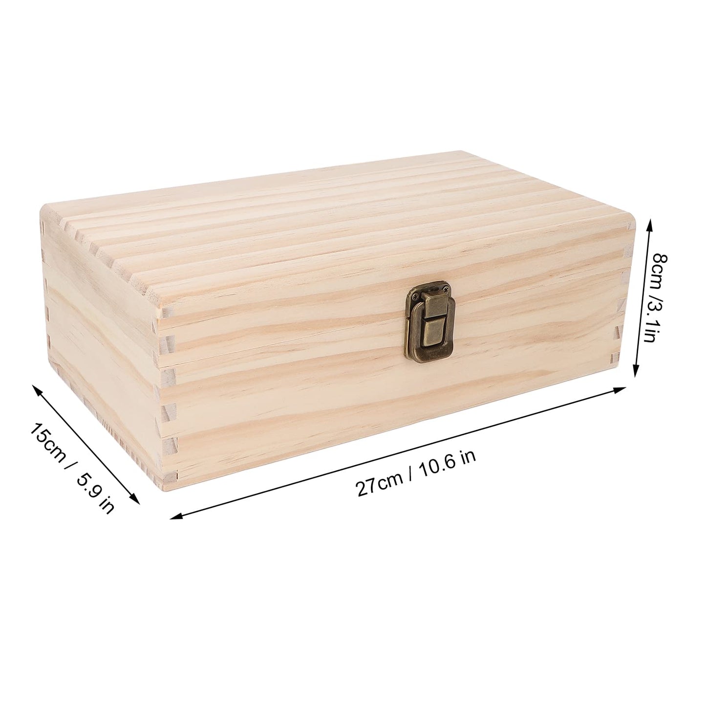 Caja De Madera De Almacenamiento De Aceite Esencial, 24 Rejillas Soporte De Aceite Esencial De Madera Multifuncional Para Aceite Esencial Cosméticos De Esmalte De Uñas