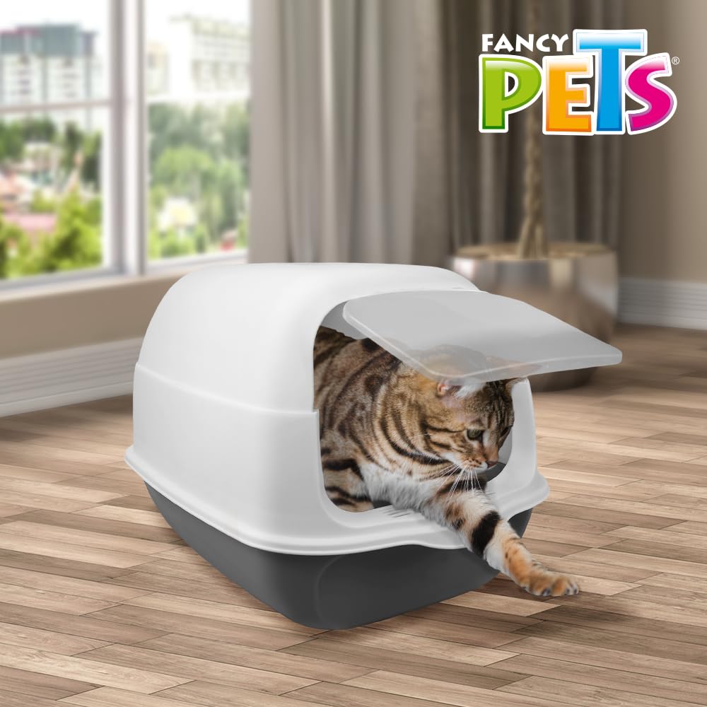 Fancy Pets ARENERO Cubierto CH Gris C/Pala