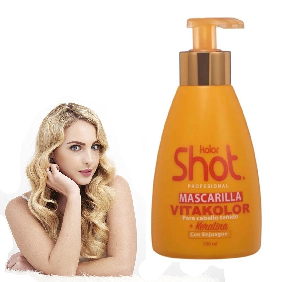 Mascarilla para Cabello Teñido Vitakolor UV Keratina hidratante 250ml
