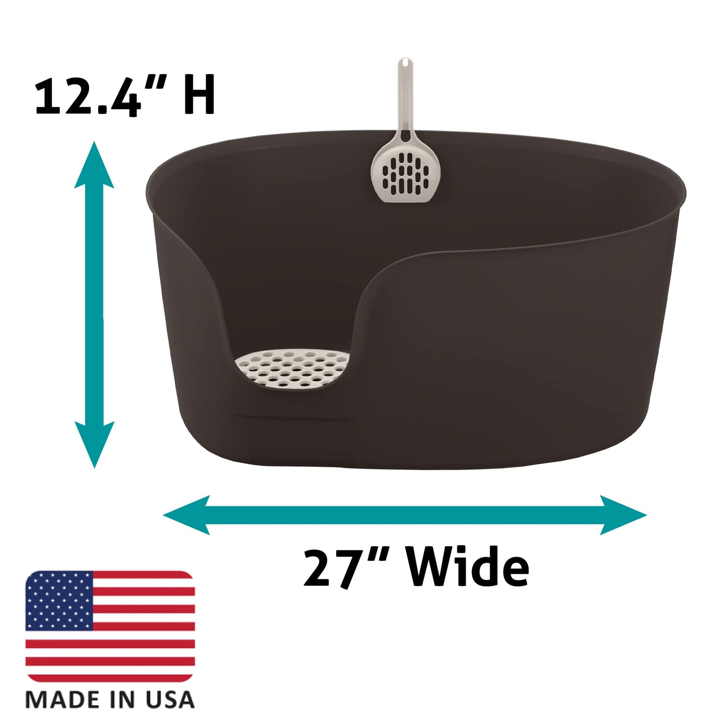 Caja de Arena Richell Paw Trax Alta XL para Gatos