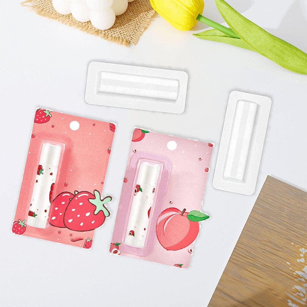 Bálsamos Labiales Impermeables de Plástico Transparente Pack de 50