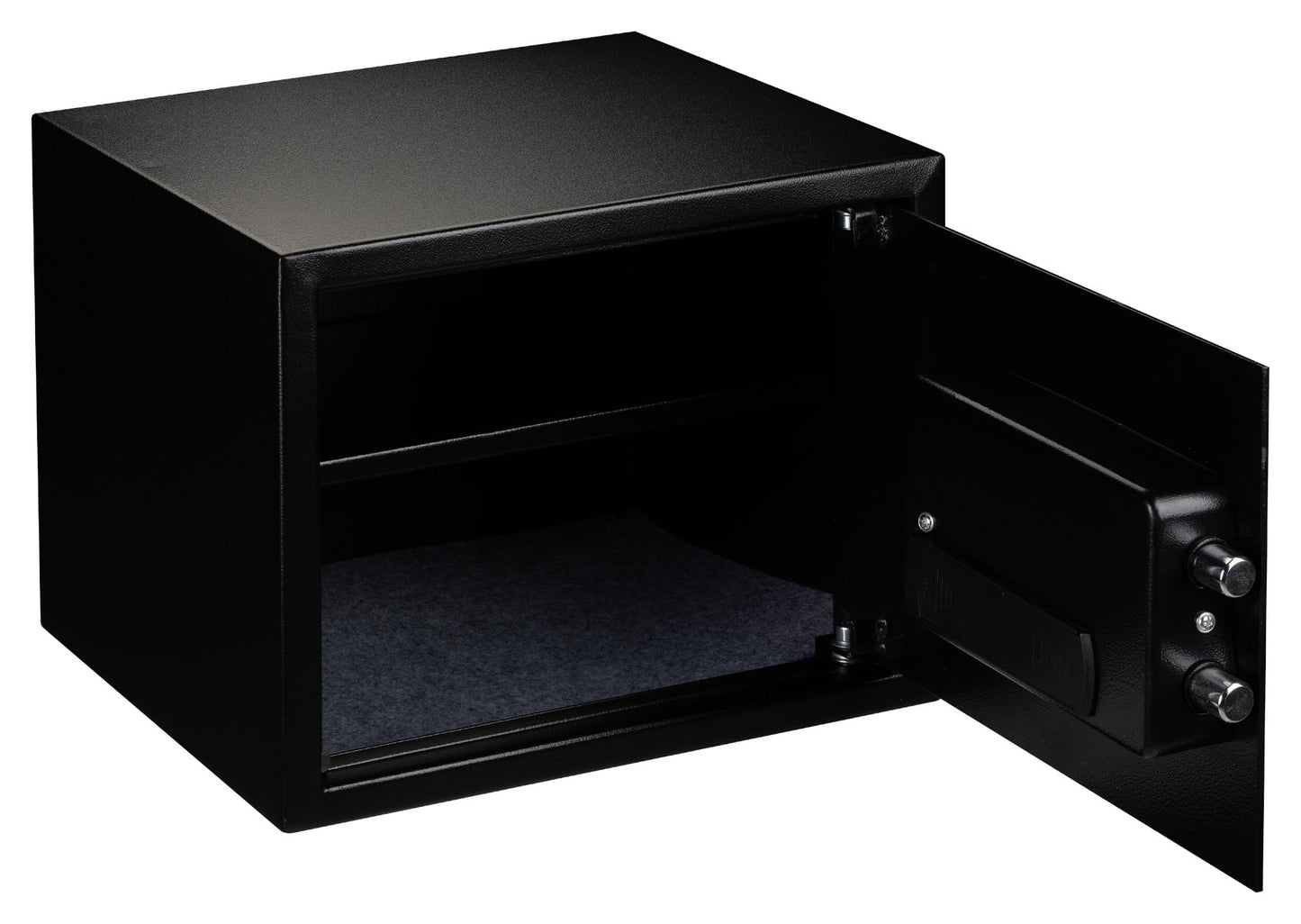 KASHBILL Caja Fuerte Biométrica Touch Grande 30x38x30 cm Modelo CFBT03 Con Cierre de Huella Digital, Panel Touch y Llave de Emergencia, Seguridad Avanzada para Hogar y Oficina caja fuerte grande