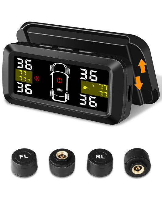 Sistema de Monitoreo de Presión Solar TPMS de Parabrisas para Automóvil RV SUV MPV