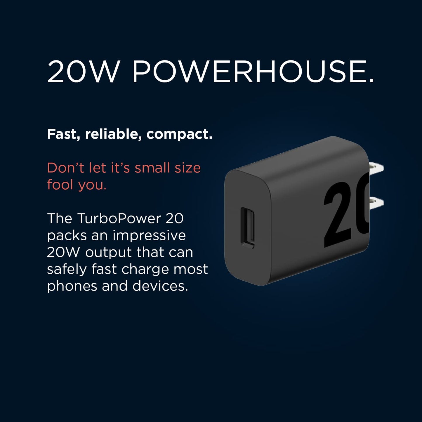 Cargador TurboPower 20 QC3.0 Motorola USB-A a USB-C 6.5 Pies para Moto G Play 2023