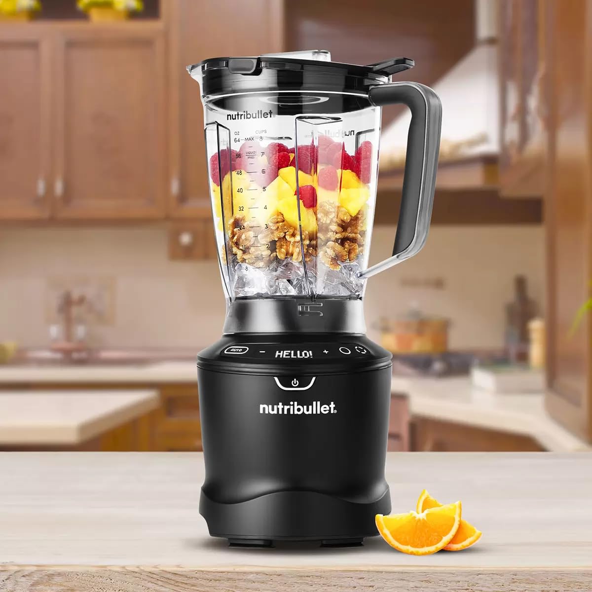 Nutribullet Smart Sense, Licuadora de 1400W, 5 Velocidades, Sistema de Licuado Automático, Negro