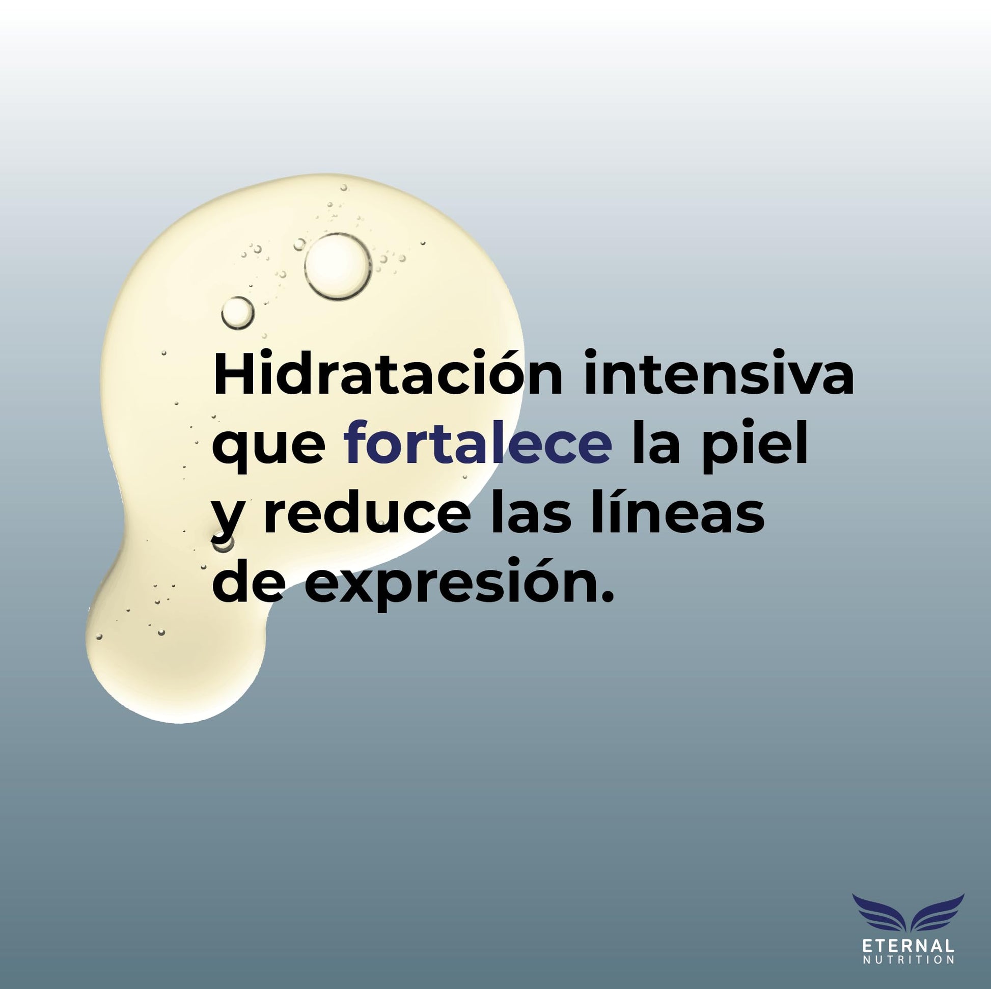 Serum FIVE CERAMIDES 2%, Elastine 5%, Collagen 5%. 50 ml. Suero Hidratante Contra Envejecimiento Célular | Ingredientes Naturales | Skin Care | Piel Sana y Joven Uniforme | Textura Ligera | Para Todo Tipo de Piel by ETERNAL NUTRITION