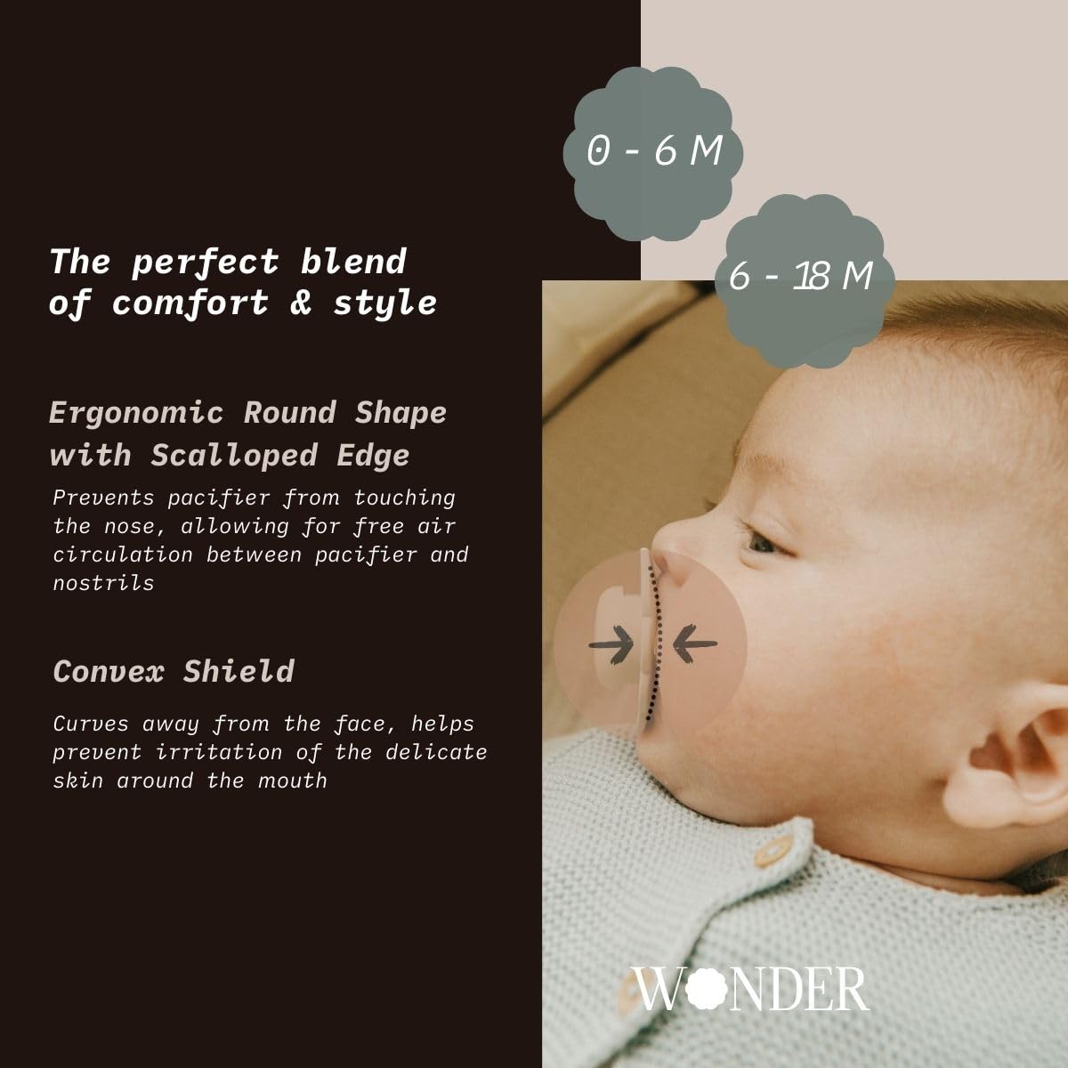 Chupete Silicona Suavinex Mauve 6-18 Meses 2 Pack